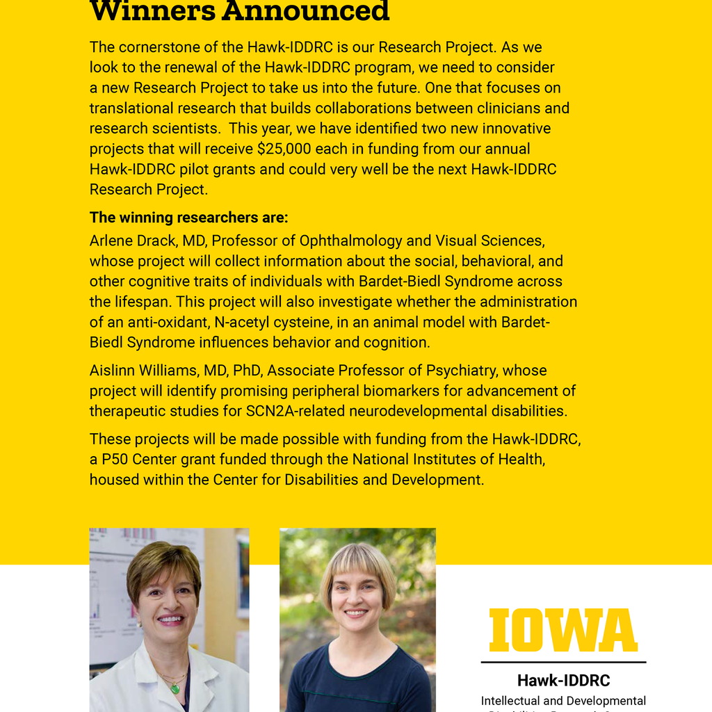Two new exciting projects funded
