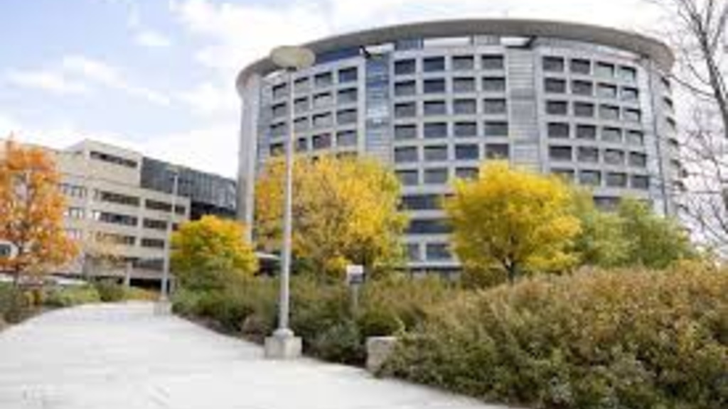 Exterior shot of childrens hospital